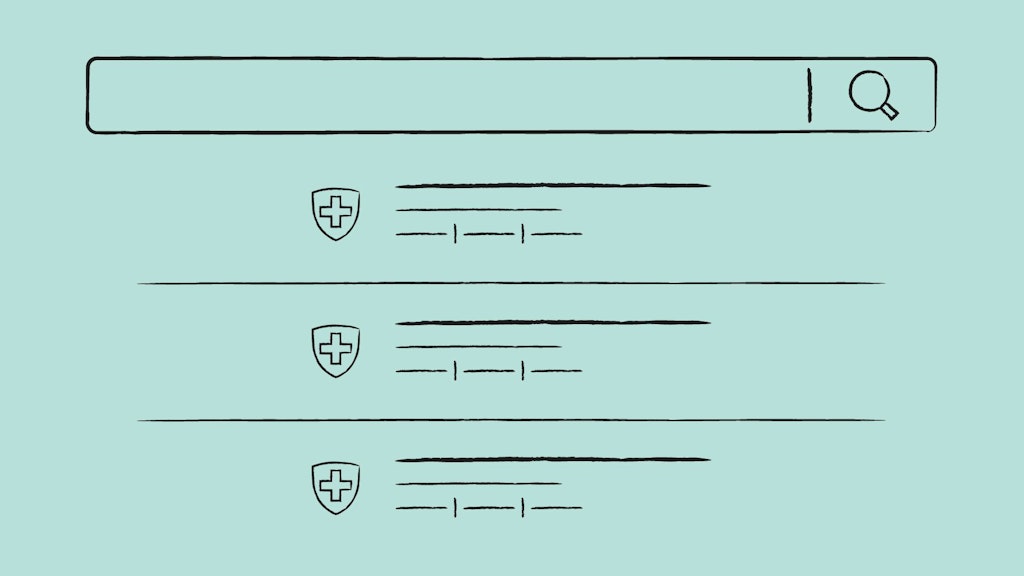 Barre de recherche avec loupe comme symbole de recherche sur fond turquoise.